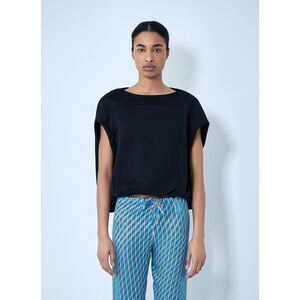 Dries Van Noten Women Draped Sleeve Top